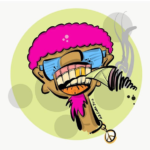 Dennis Rodman Cartoon illustration character andrew clark des moines