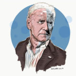 joe biden illustration andrew b. clark des moines illustrator artist