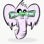 elephant cartoon des moines iowa green