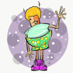 weekend robot cartoon