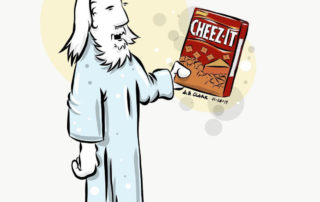 cheese-it Jesus Cartoon ABClark