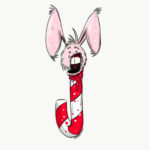 easter bunny death cartoon