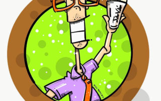 java derphead cartoon coffee abclark