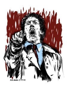 donald sutherland illustration by andrew b clark