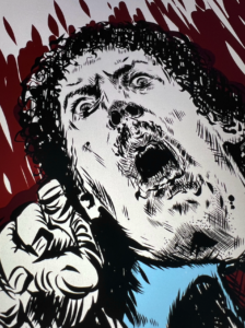 digital illustration of donald sutherland by andrew b clark